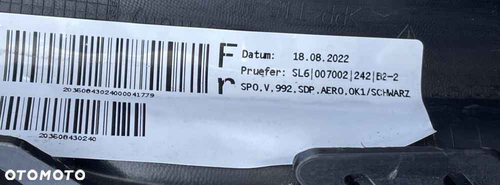 PORSCHE 911 VIII 992 2019- SPORTDESIGN DOKŁADKA SPOILER PRZÓD 992807434E - 8