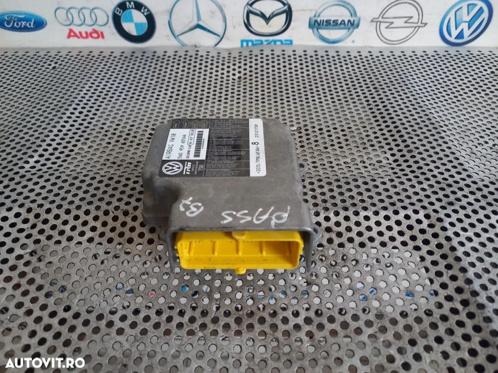 Modul calculator Airbag Vw Seat Skoda An 2011-2012-2013-2014-2015 Cod 5NAA Passat Gols Touran Tigua - 3