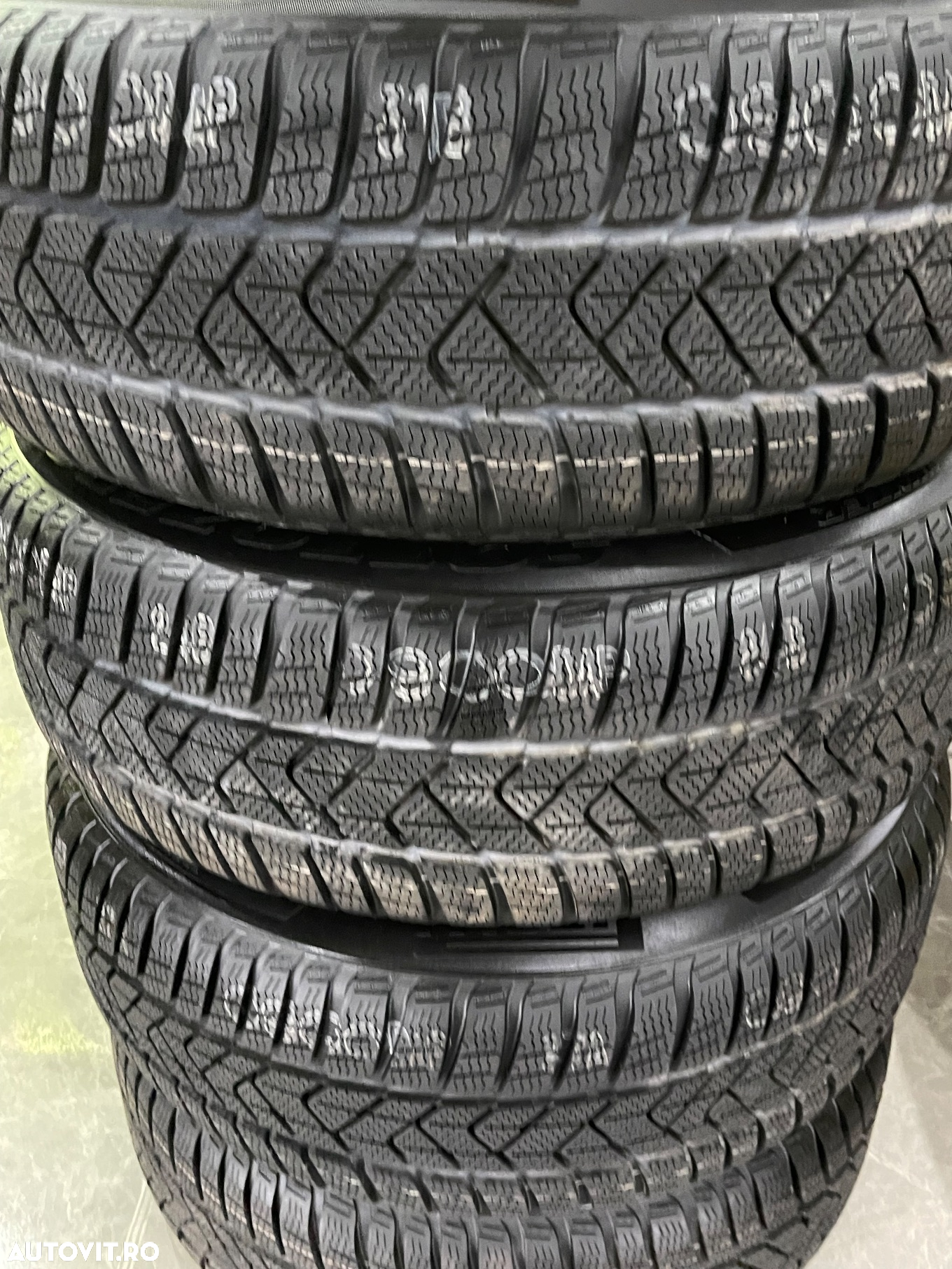 Jante BMW X1 , X2, originale, noi, anvelope iarnă noi Pirelli - 5