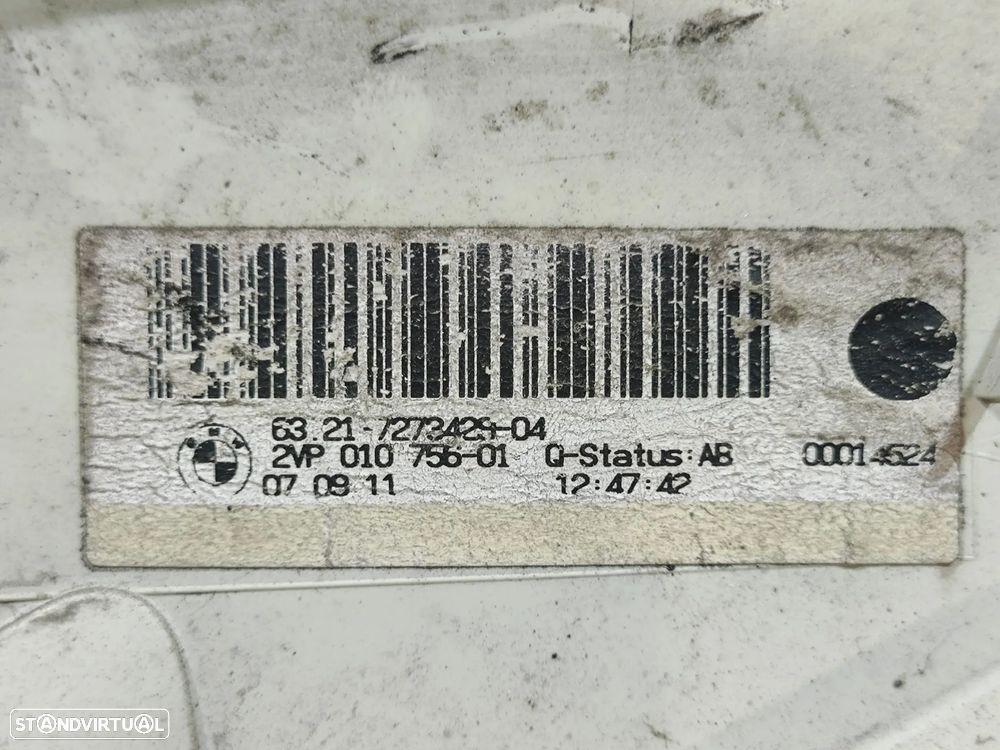 Conjunto Farolins Farolim BMW serie 1 E82 Coupe E88 Cabrio LCI Led 2006 - 2013 7273430 7273429 - 14