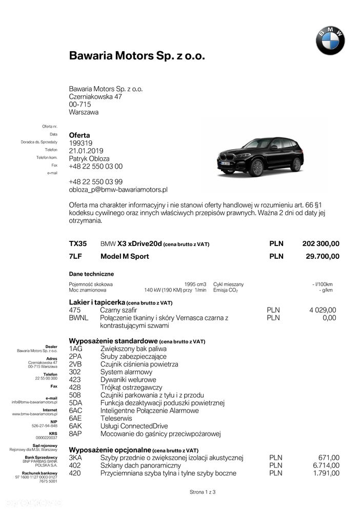 BMW X3 xDrive20d M Sport - 10