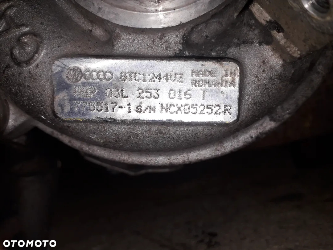 TURBOSPRĘŻARKA TURBO AUDI A3 8P VW GOLF VI 1.6 TDI CAY 03L253016T - 3