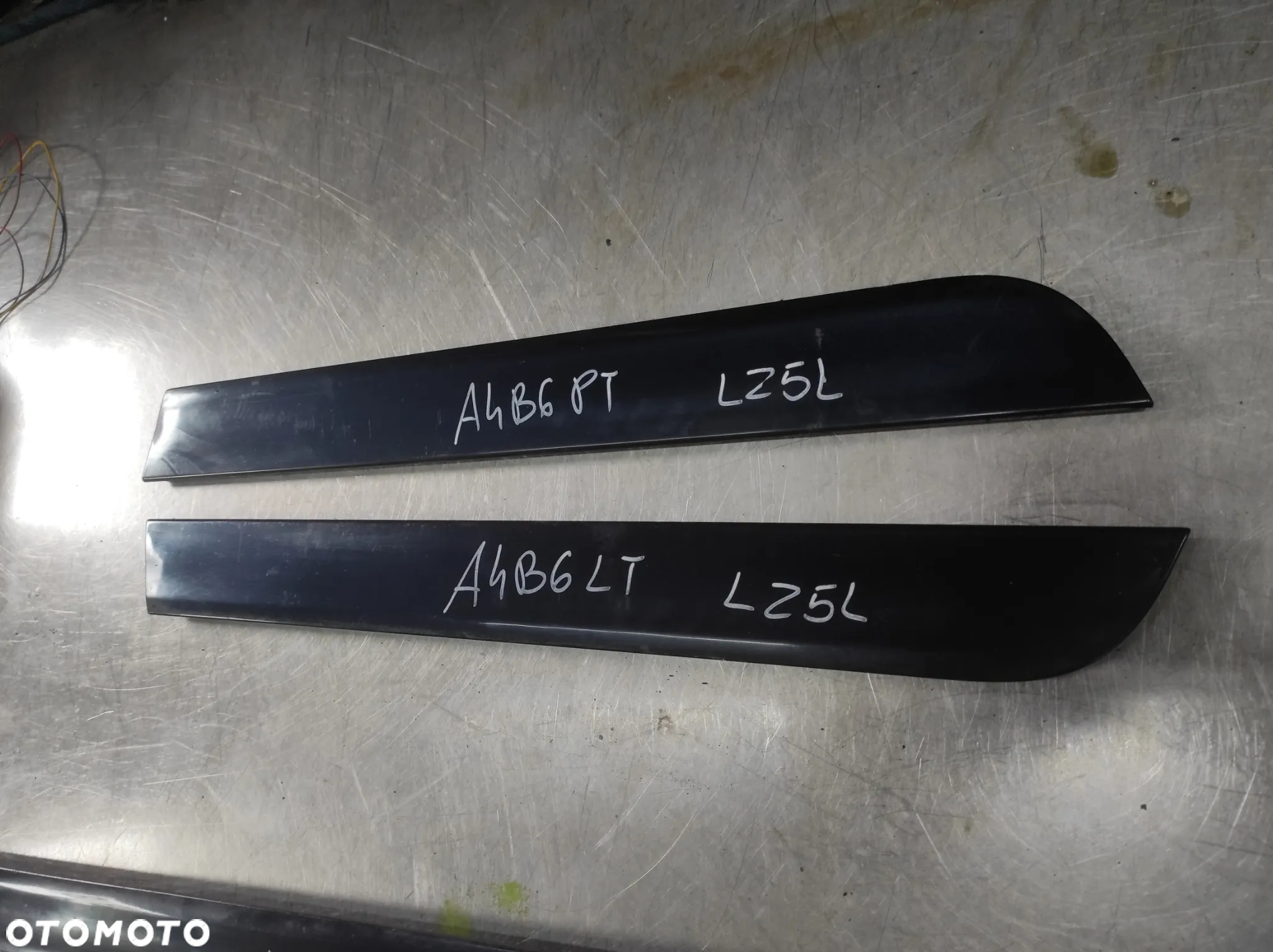 LISTWY LISTWA TYLNE DOLNE DRZWI LEWA PRAWA AUDI A4 B6 LZ5L NIEBIESKA GRANATOWA WYSYŁKA !!!!! - 2