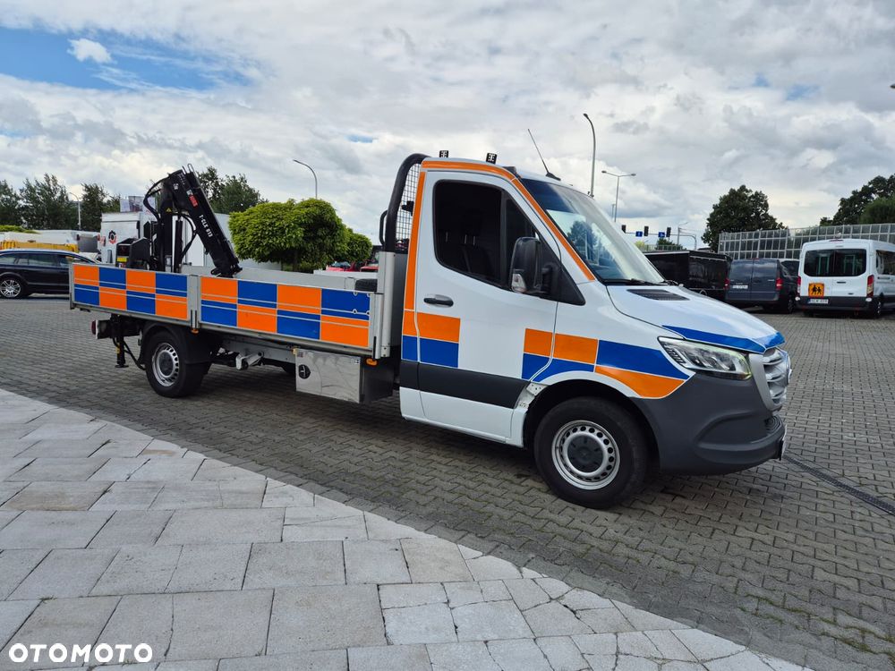 Mercedes-Benz Sprinter 316 CDi 7G Tronic Plus / AUTOMAT / SKRZYNIA / HDS HIAB 1T / 1 WŁ / SERWISOWANY / ORYGINALNY PRZEBIEG / BEZWYPADKOWY / W PEŁNI SPRAWNY / MOŻLIWOŚĆ TRANSPORTU / - 7