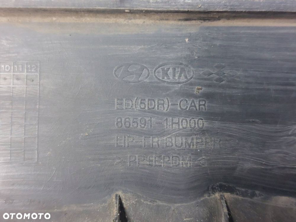 HOKEJ DOKŁADKA ZDERZAKA PRZÓD  KIA CEED I 86591-1H000 - 3