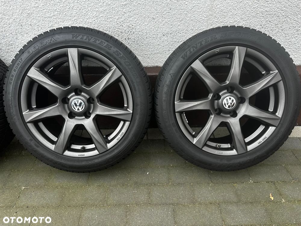 225 50 17 / VW Golf Caddy Touran Passat Skoda Octavia Seat Leon 5x112 POLECAM - 4