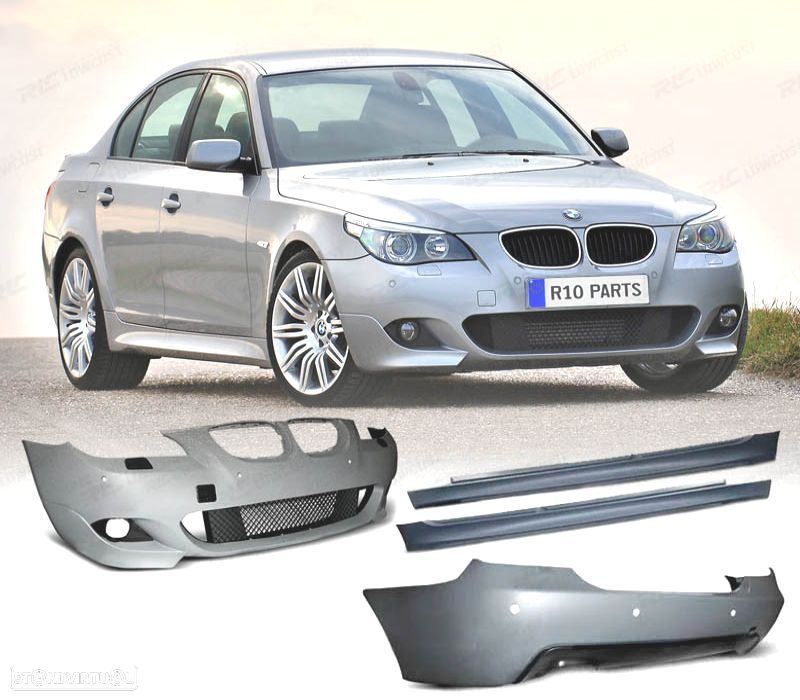 KIT CARROÇARIA BMW E60 07-10 PDC LOOK M - 1