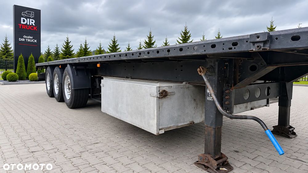 Kögel SN24 Naczepa Ciężarowa PLATFORMA OSIE SAF - TARCZA, Mocna Podłoga - 7