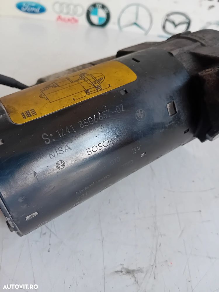 Electromotor Bmw X3 F25 F10 F30 F31 F11 F20 F21 X1 E84 2.0 Diesel N47 Cod 8506657 - 6
