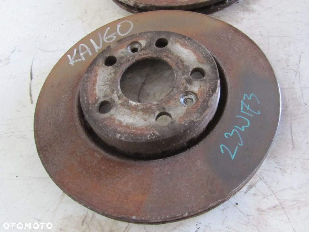 renault kangoo II 1.5 dci 10r->tarcze hamulcowe przód - 2