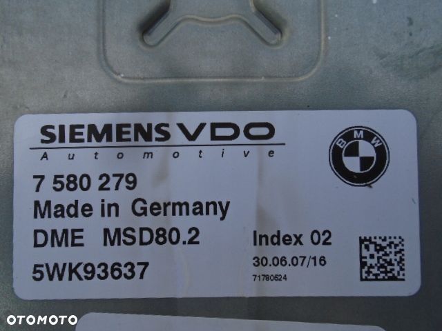 komputer sterownik silnika bmw e81 e87 116i 118i - 2