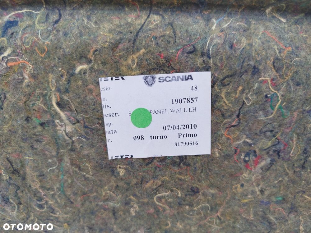 TAPICERKA BOCZNA LEWA ZA FOTELEM SCANIA CP 16 - 5