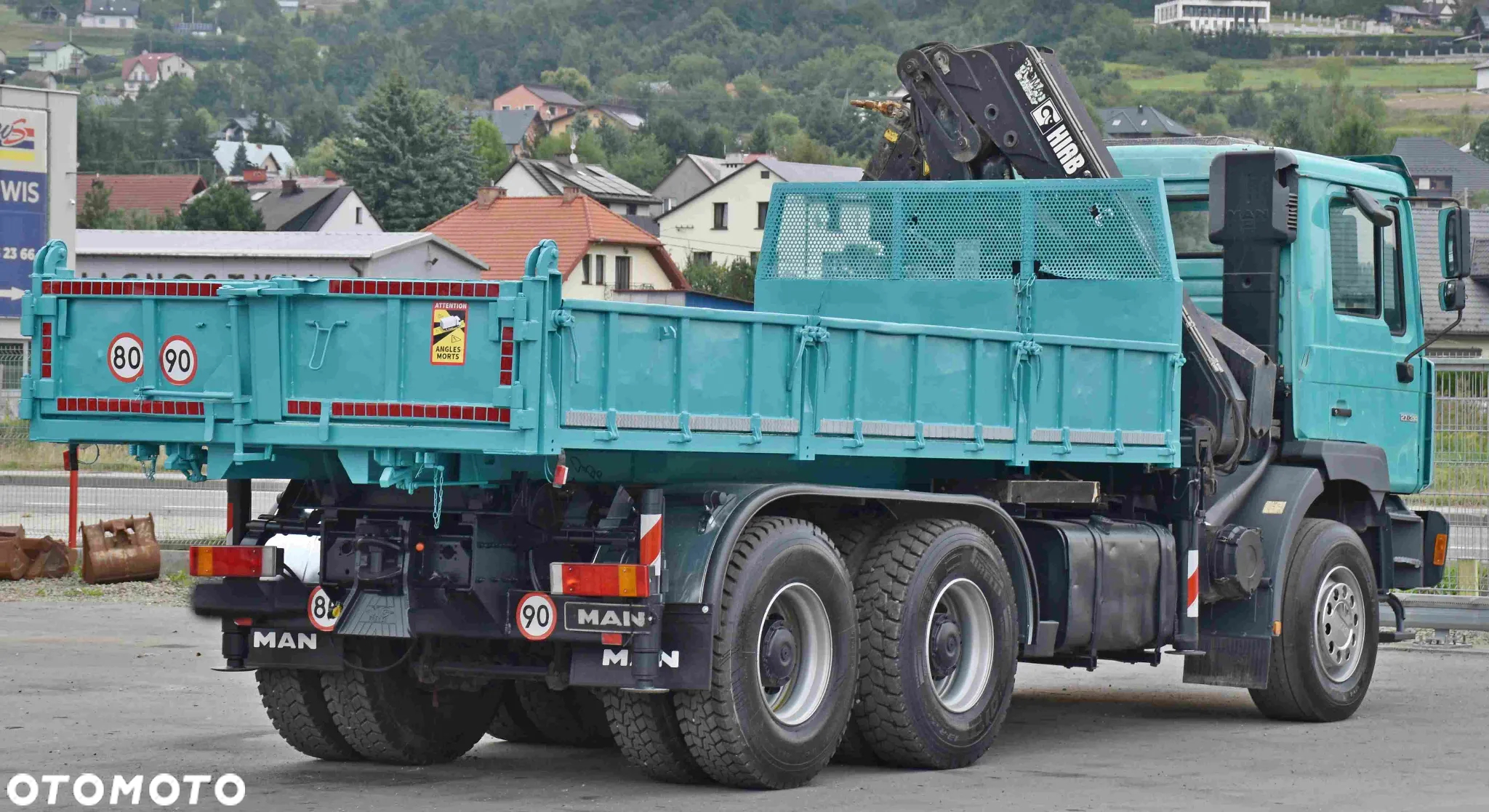 MAN 27 - 314 * WYWROTKA 5,30m + HIAB 220 C - 3 + PILOT / 6x4 - 6