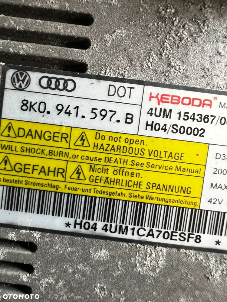 Q5 8R LIFT LAMPA PRAWA PRAWY PRZÓD PRZEDNIA XENON Z MODUŁAMI 8R0941006 A - 5