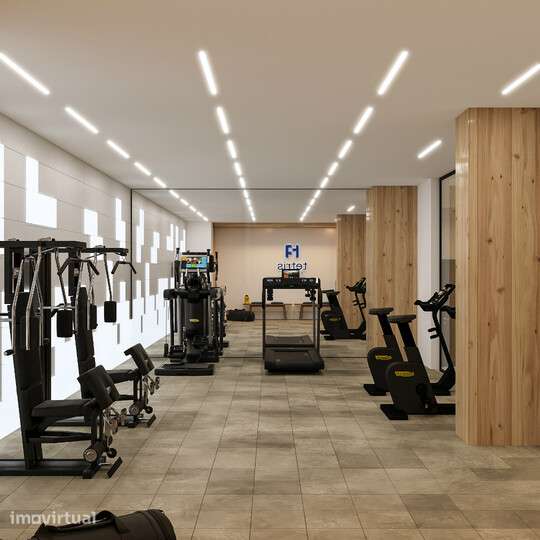 T1+1 Novo com 2 frentes, lugar de garagem a 400m do Metro - Grande imagem: 4/31