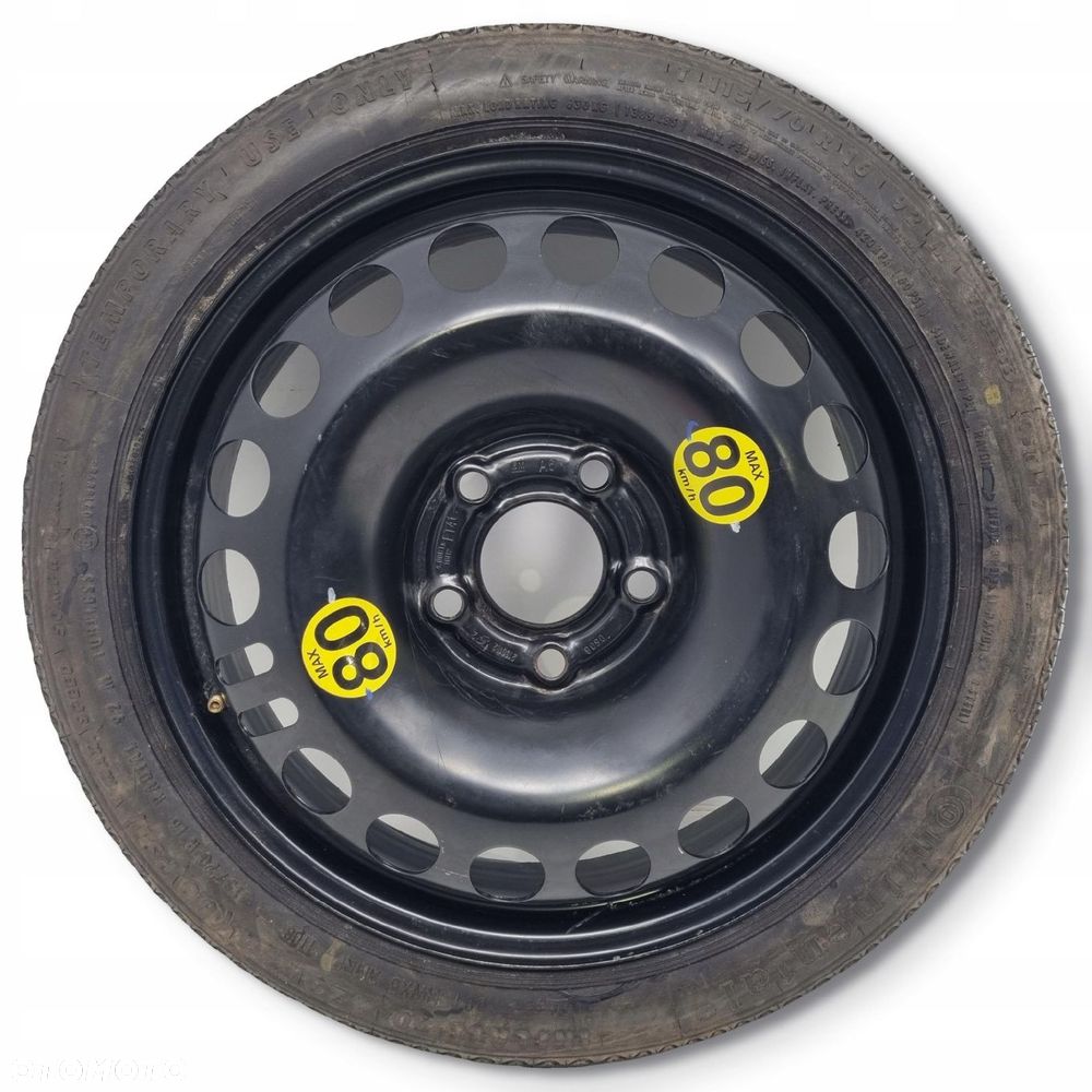 KOŁO DOJAZDOWE ZAPASOWE Opel Vectra C Astra H 115/70 R16 2160132 5x110 - 1