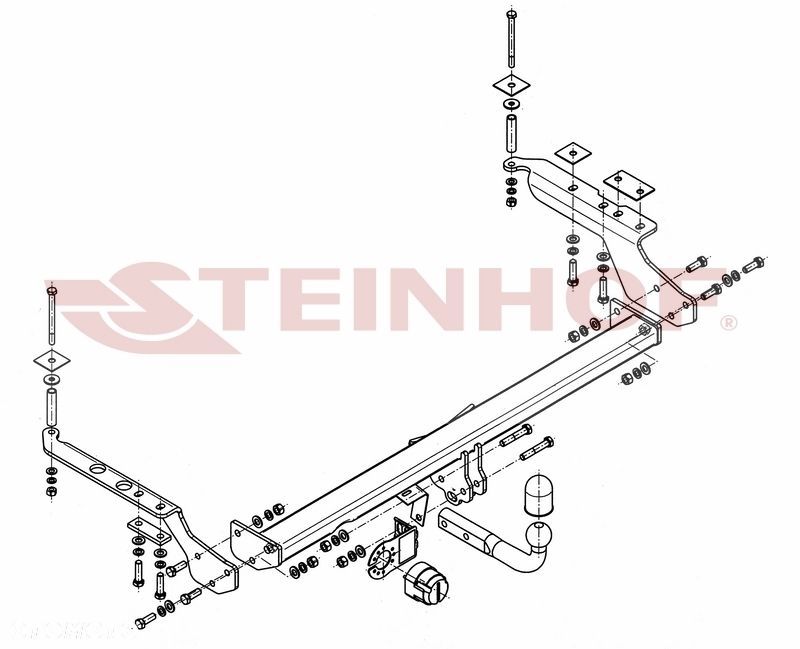 Hak holowniczy + WIĄZKA 7PIN do Subaru Forester (SF/SG) od 1997 do 2008 - 2