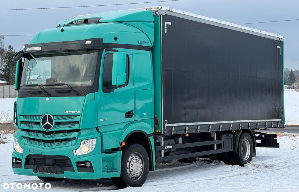 Mercedes-Benz ACTROS 1845 / FIRANKA / 18 EUROPALET / ALUSY / 8 000 KG ŁADOWNOŚCI / 2018 ROK / SPROWADZONY / AUTOMAT / SYPIALKA / EURO 6 - 1