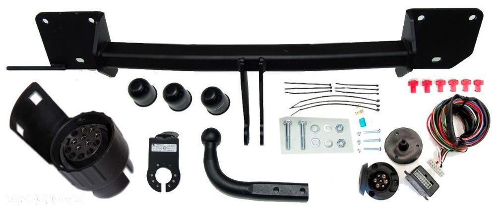 POLSKI STEINOF HAK HOLOWNICZY + MODUŁ + WIĄZKA 7PIN/13P BMW X1 E84 od 2009 do 2015 - 1