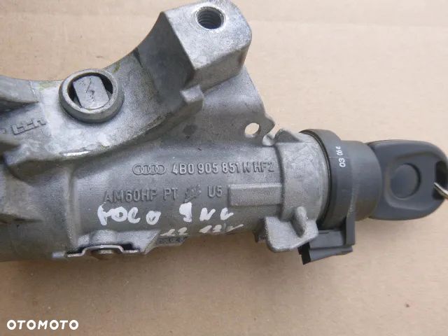 ZESTAW STARTOWY STACYJKA KOMPUTER IMMOBILIZER LICZNIK VOLKSWAGEN POLO 9N LIFT 1.2 05- - 12