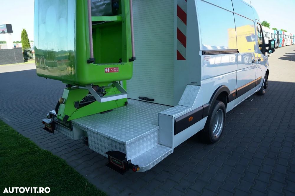Renault MASTER / AERIAL / Platformă de lucru aeriană Elevateur 142 TPF - 14 m / MAX 265 kg / TABLĂ / - 12