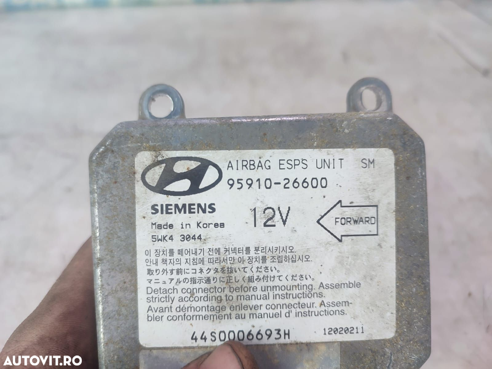 Calculator airbag 95910-26600 Hyundai Santa Fe SM [2000 - 2004] - 3