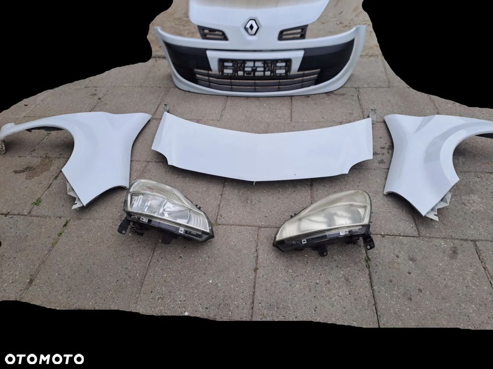 Renault Modus Lift 2008-2013r. zderzak przedni kompletny kod lakieru OV369 inne - 1