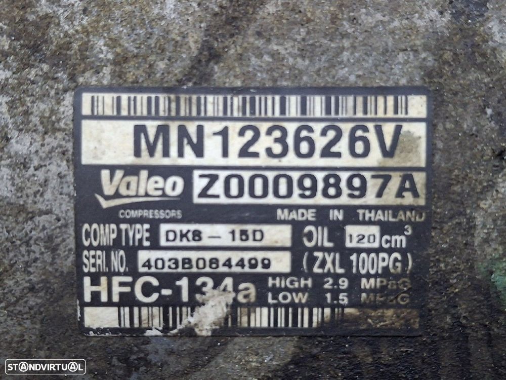 Compressor Do Ar Condicionado Mitsubishi L200 (Kj_, Kk_, Kl_) - 6