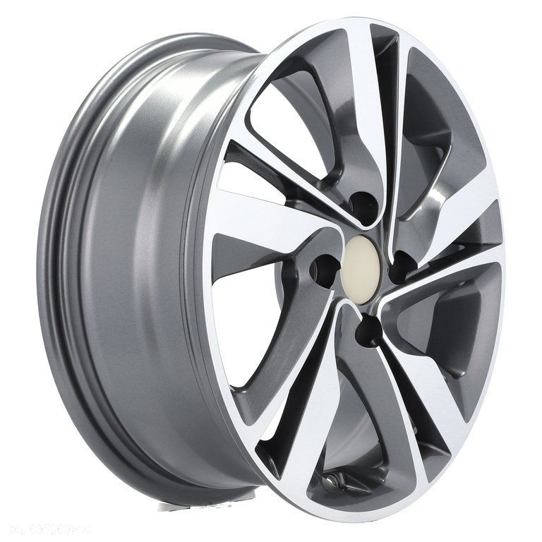 4x Felgi 15 4x100 m.in. do HYUNDAI Accent i10 i20 Atos Getz - BK813 - 7