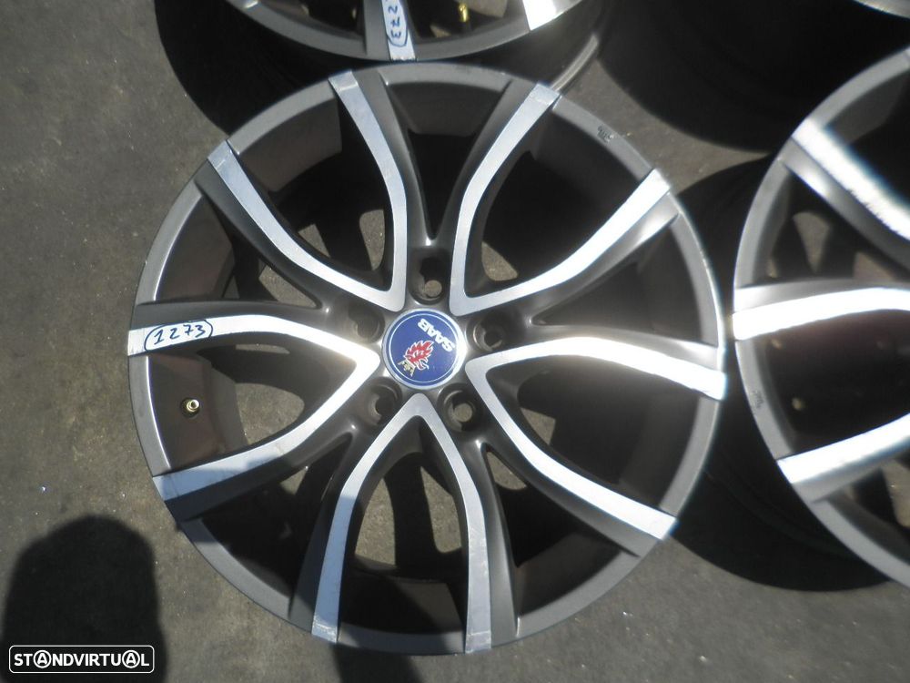 Jogo De Jantes Jgjant1273 SAAB 95  2 2011 2.0TID 160CV 4P PRETO ET30 7.5X17 5X120 72.6MM - 2