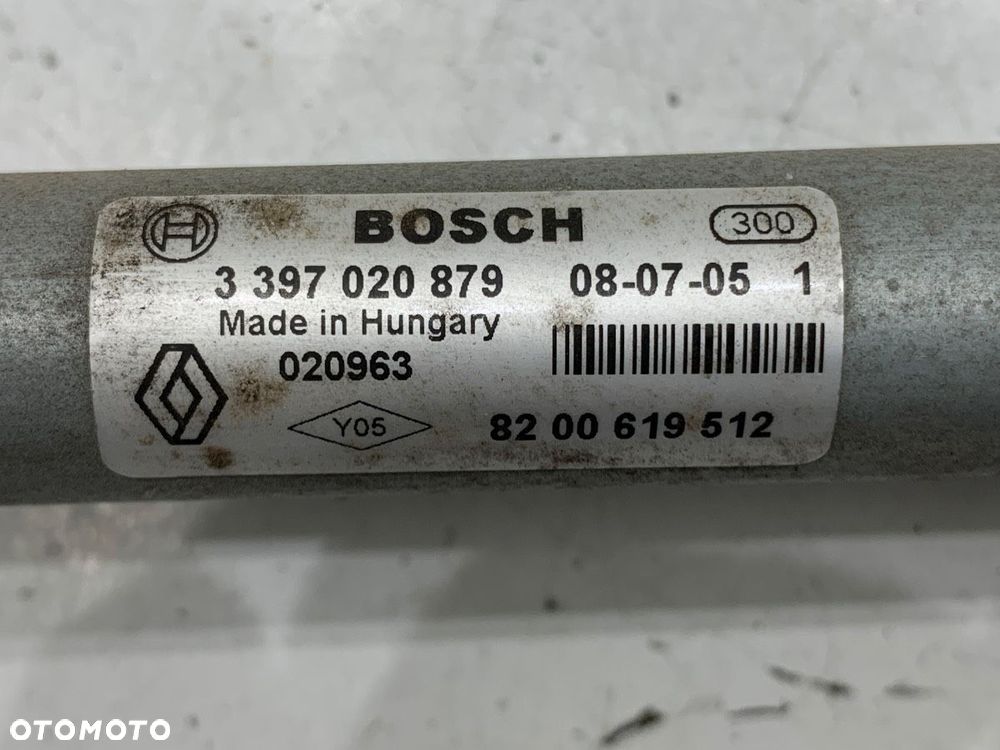 MECHANIZM WYCIERACZEK PRZÓD  DACIA SANDERO 2008 - 2022 1.6 (BS0R, BS0D, BS0B, BS0F, BS0H) 64 kW [87 - 6