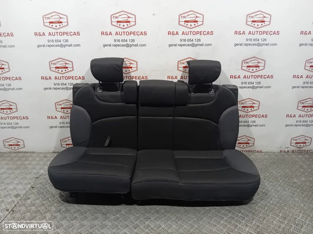 Conjunto de Bancos Trás Traseiro Fiat Stilo 3VR Imaculados Tecido Original - 8