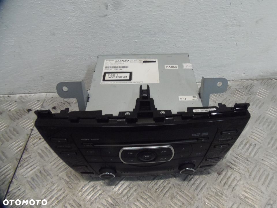 MAZDA6 6 GH LIFT  RADIO RADIOODTWARZACZ ZMIENIARKA 6CD - 4