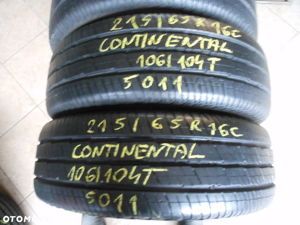 Opony 215/65r16c continental vanco 2 8mm 7mm lato komplet - 3