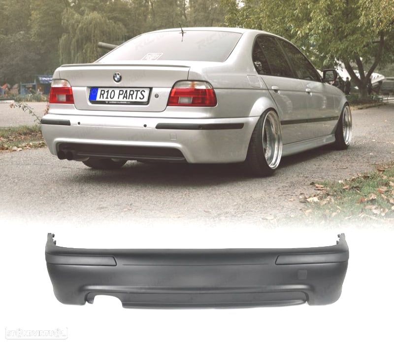 PÁRA-CHOQUES TRASEIRO BMW E39 95-03 SEM PDC LOOK M - 1