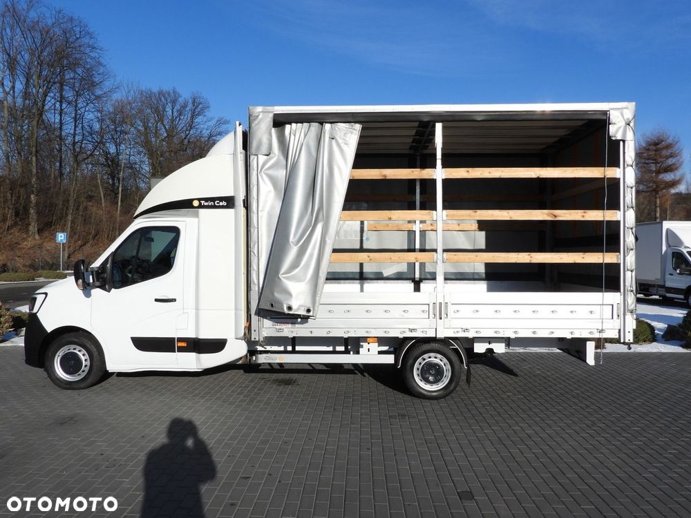Renault MASTER PLANDEKA 10 PALET WEBASTO TEMPOMAT LEDY PNEUMATYKA KLIMATYZACJA  165KM - 9