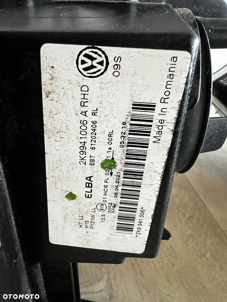 KOMPLET LAMP PRZÓD VW CADDY 2020- LAMPY LAMPA LEWA PRAWA ORYGINAŁ - 5