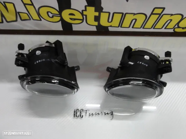 Farois de nevoeiro com luz branca 5000k para BMW E46 PACK M, M3 / BMW E39 PACK M, M5 em Cristal ou em fundo smoke - 15