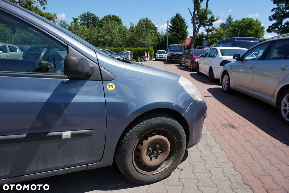 MASKA ZDERZAK BŁOTNIKI LAMPY CLIO III PH1 TEJ47  RENAULT 2005-2009 SZARY PRZÓD KOMPLETNY - 9