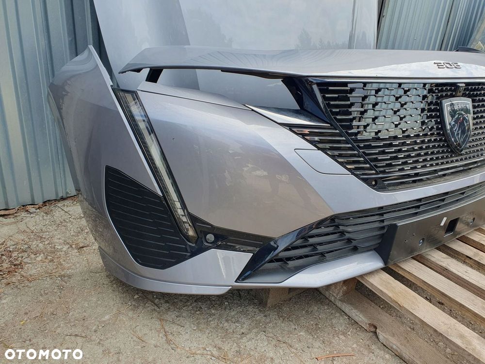 PEUGEOT 308 T10 III MASKA ZDERZAK KAMERA 2X BŁOTNIK 2X LAMPA KCA - 9