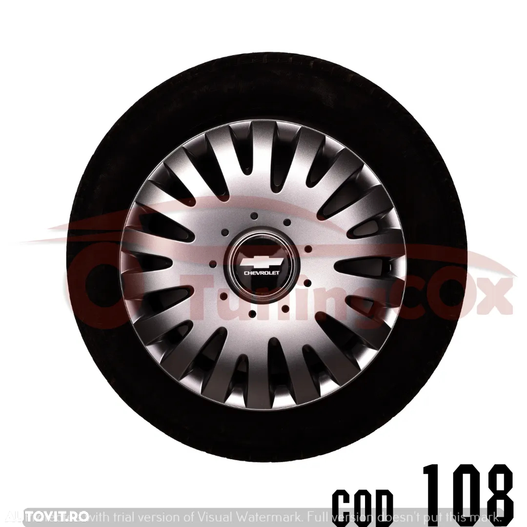 Capace roti CHEVROLET r13  la set de 4 buc,Capace janata aliaj - 6