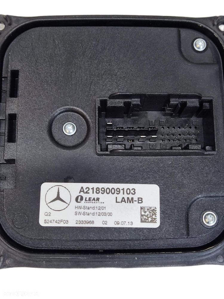 MERCEDES B KLASA W246 PRZETWORNICA MODUŁ LAMPY A2189009103 - 2