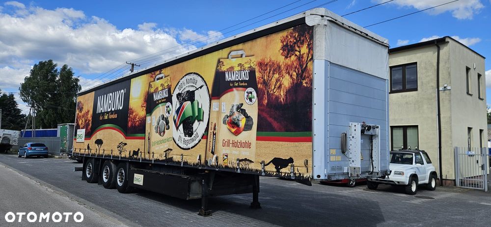 Schmitz Cargobull FIRANKA / STANDARD / BARDZO ZADBANA / TYLNA OŚ SKRĘTNA - 1