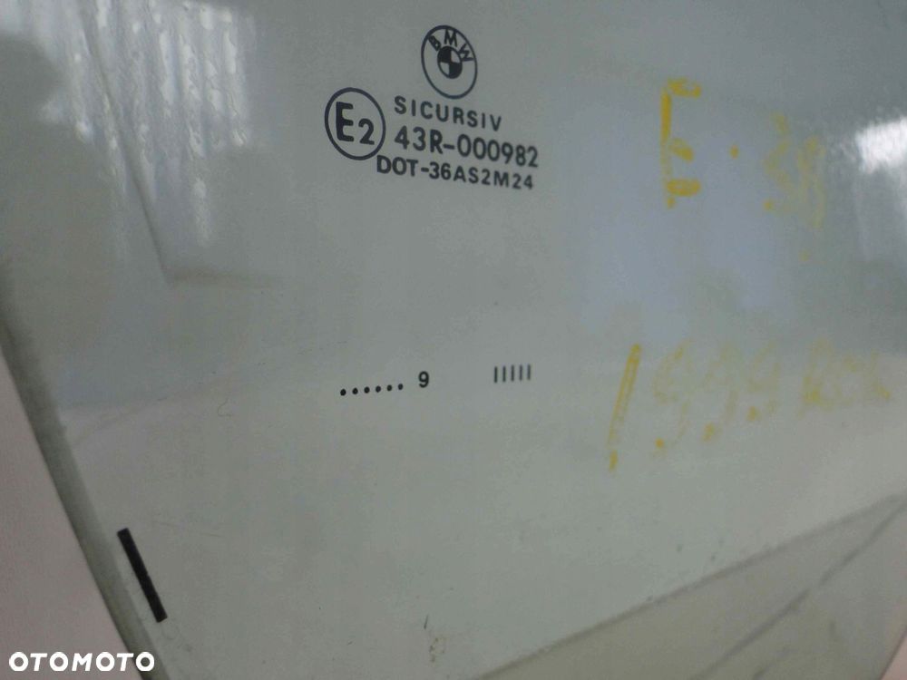 BMW E38 SEDAN KOMBI SZYBA DRZWI PRAWY PRZÓD PRAWA PRZEDNIA - 8