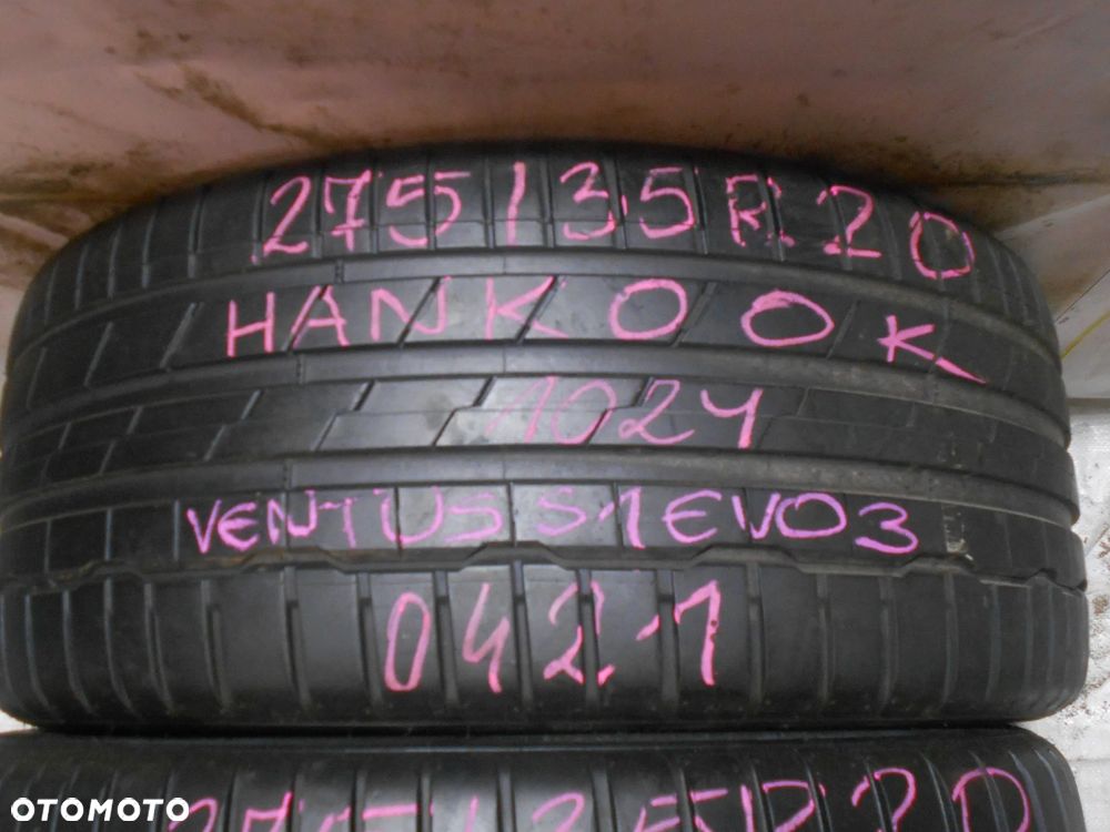OPONY 275/35R20 HANKOOK VENTUS S1 EVO3 DOT 0421 6.7MM - 2