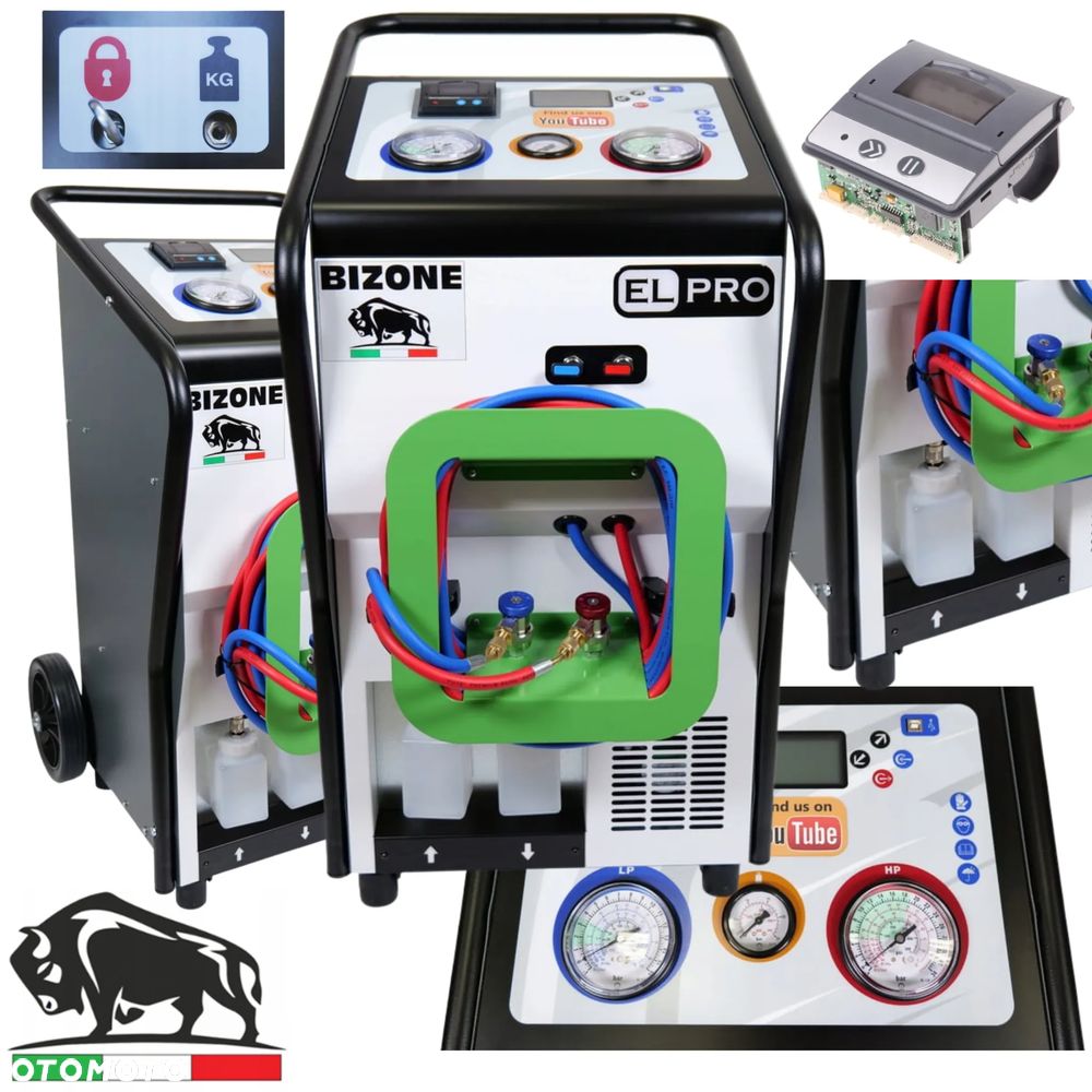 Stacja Klimatyzacji ELPRO BIZONE Mobilna OFF ROAD R134a/R1234YF - 1