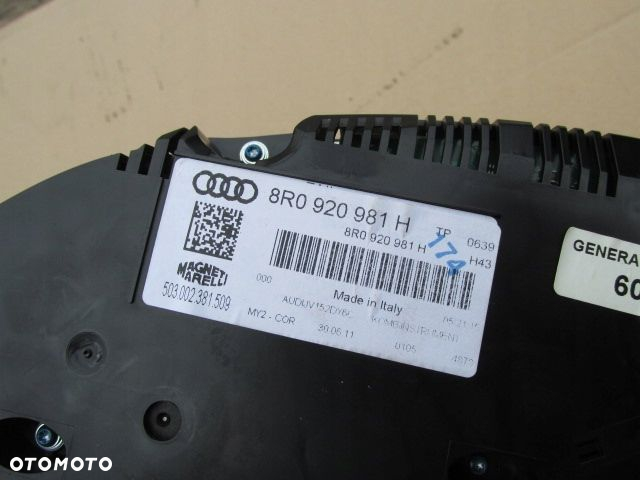 Audi Q5 I 8R 2.0 tdi 2012r 03L906018ML Zestaw startowy komputer licznik - 8