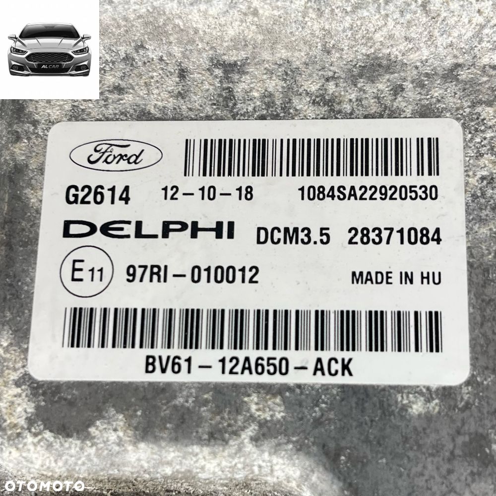 STEROWNIK SILNIKA 2.0 TDCI EURO 5 FORD FOCUS MK3, C-MAX MK2 BV61-12A650-ACK - 2