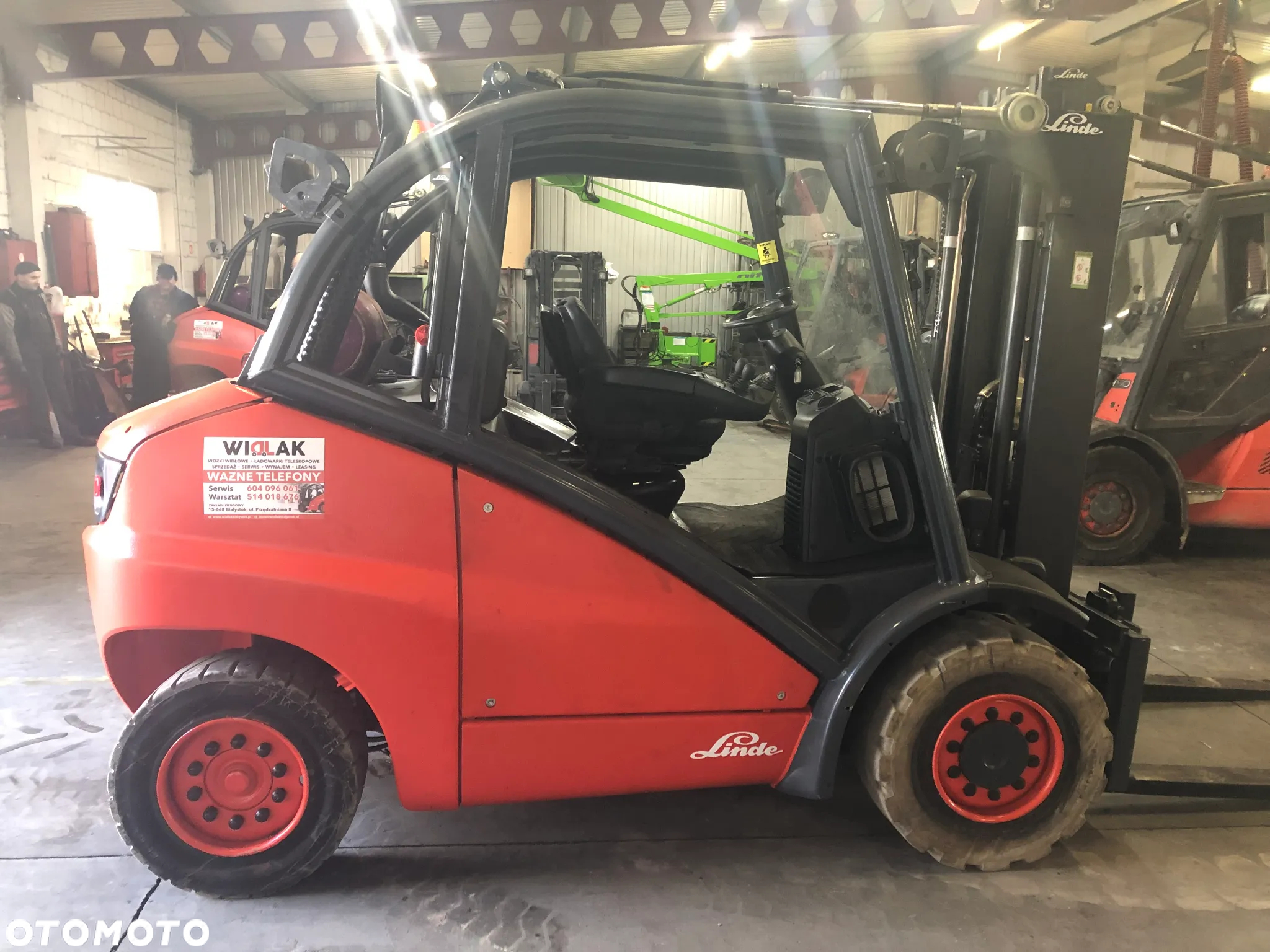 Linde [2016] WÓZEK WIDŁOWY LINDE H45T GAZ 4,5ton kontner - 2