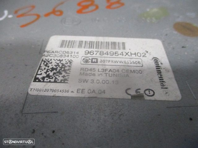 Radios 96784954XH02 PEUGEOT 308 SW FASE 2 2012 1.6HDI 90CV 5P CINZA ORIGINAL RD45L3FA04CEM00 - 4